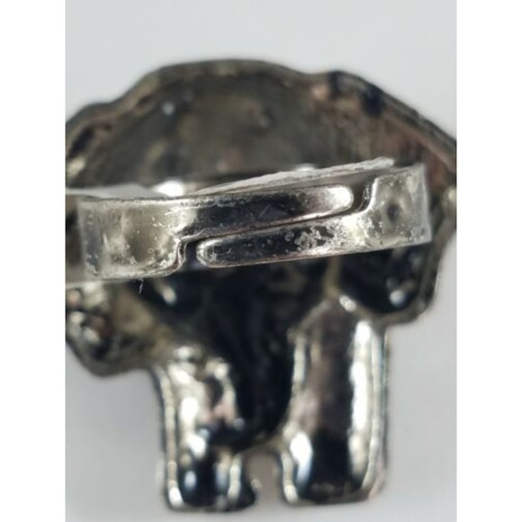 NWT! Womens Chuns Fashions Ring Elephant One Size Bling Rhinestones Jewelry - Picture 4 of 6